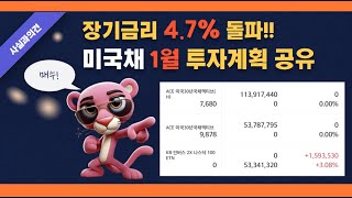 4.7% 장기국채 매수!! But 1월 안에 꼭 정리하려는 이유