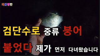 붕어낚시 검단수로 중류 붕어 들어 왔습니다  2시간 짬낚 참고하세요