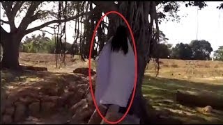 GHOST CAUGHT ON CAMERA !!! Ghost full body apparition caught