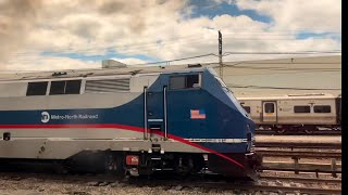 Scenic Amtrak Train Trip down the Hudson River to New York City|Bridges|lighthouses