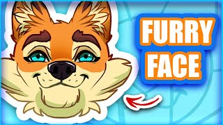😻EASY! How To Draw Furry Face Step by Step For Beginners / Digital Art Tutorial