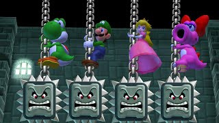 Mario Party 9 Step It Up - Yoshi vs Luigi vs Peach vs Birdo Master Difficulty| Cartoons Mee