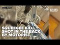 Squeegee kid shot in back by motorist, speaks from hospital bed