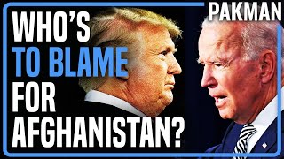 Biden & Trump Blame Each Other For Afghanistan Failure