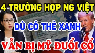 Người Việt Ở Mỹ DÙ CÓ THẺ XANH Vẫn BỊ TRỤC XUẤT Nếu Thuộc 4 Trường Hợp Này ! | Triết Lý Tinh Hoa