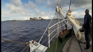 Visiting the Træna festival with Statsraad Lehmkuhl