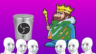 forget about obs on windows, use ffmpeg instead