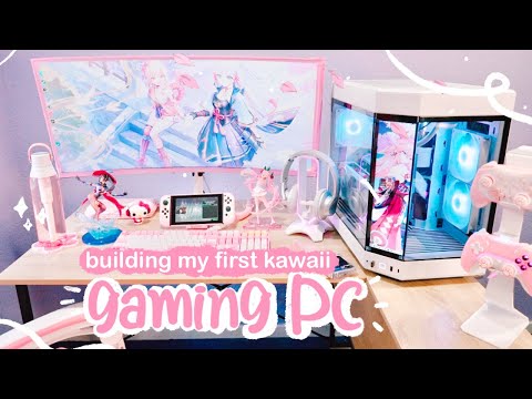 Building my first gaming PC WHITE Aesthetics 1600 Budget Aesthetics Vlog