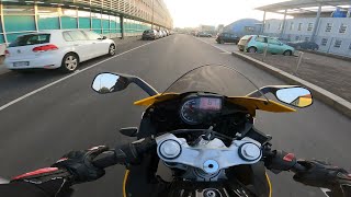 Ride To School | POV | Aprilia RS4 125 [4K]