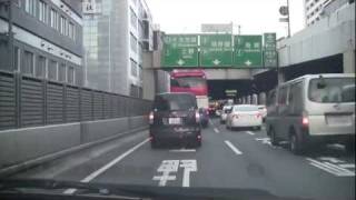 10倍速フルHD（1080P）：首都高速道路C1都心環状線＋11号台場線・車載動画