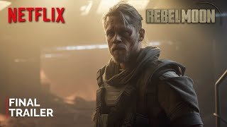 Rebel Moon: A Child Of Fire (2023) | FINAL TRAILER | NETFLIX (4K) | rebel moon final trailer