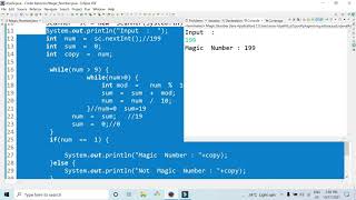 Magic Number in Java | Important Program in java