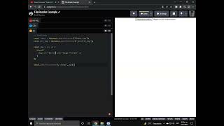 JavaScript - File Reader Example (img)