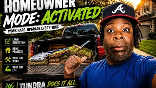 Utilizing my Toyota Tundra as a homeowner.