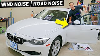 WHAT CAUSES ROAD NOISE, WIND NOISE ON BMW