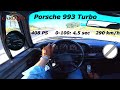 Porsche 993 Turbo - German Autobahn - High Speed POV Drive