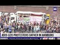 Anti-G20 protesters gather in Hamburg