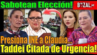 CLAUDIA NO TOLERA SABOTAJE A ELECCIÓN DEL PODER JUDICIAL, CITAN DE URGENCIA A TADDEI EN PALACIO!