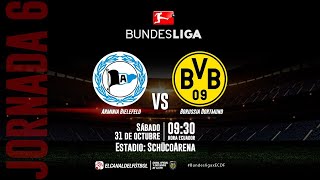 Partido Completo:  Arminia vs Borussia Dortmund | Bundesliga Jornada 6