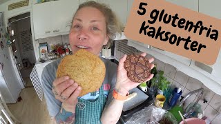 5 GLUTENFRIA KAKOR UNDER 2 TIMMAR