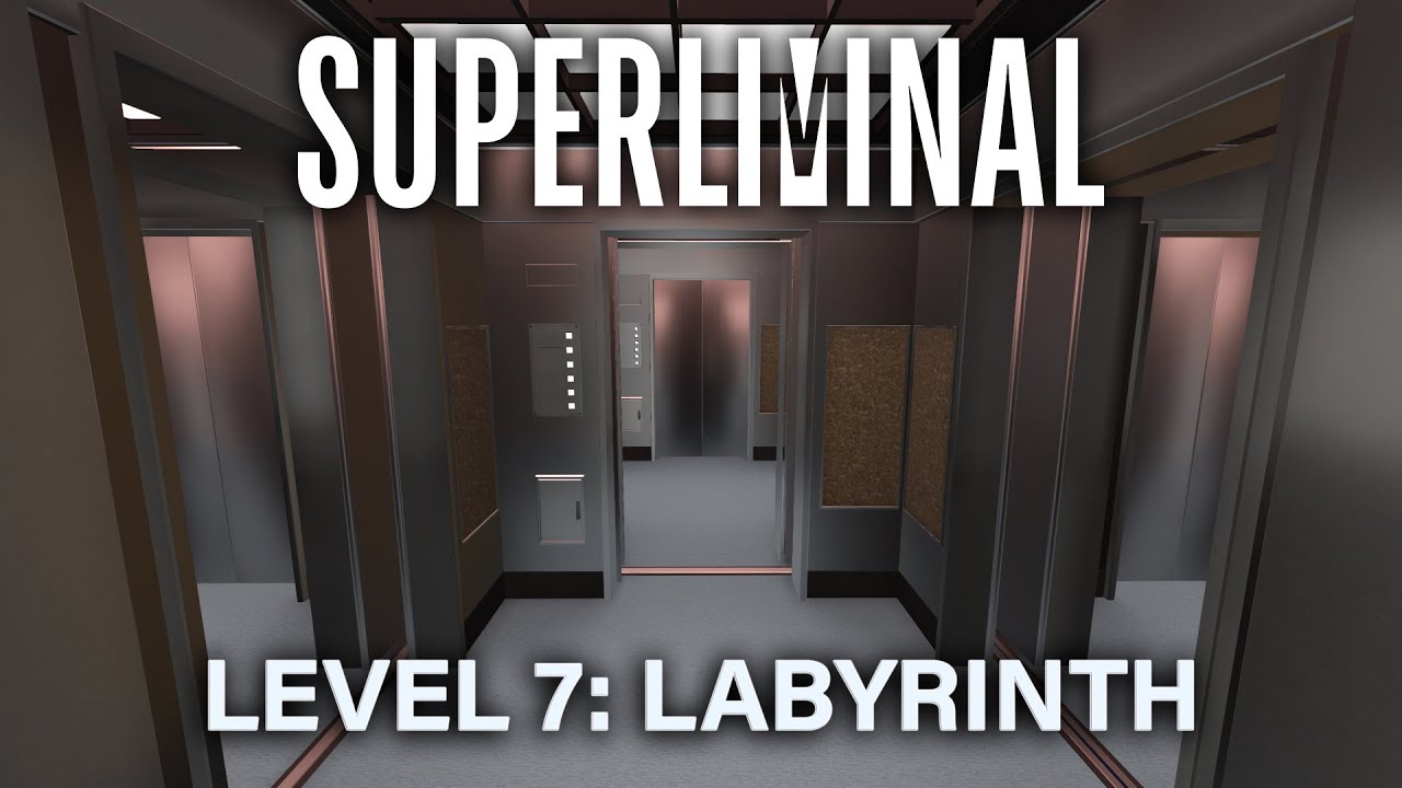 Superliminal Level 7 Labyrinth Youtube
