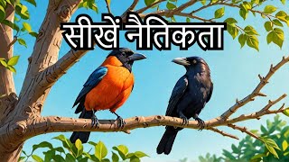 Story of the Bird and the Crow | A Moral Story for Kids in Hind and Urdu | Hindi kahaniya