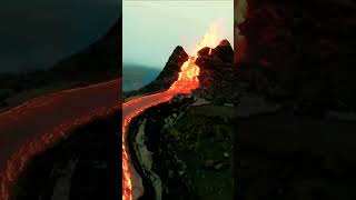 Burning lava #shorts #YouTubeshort #shortsfeeds #amazingvideo