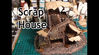 Scrap house from scrap DIY Post-Apocalyptic Shanty building