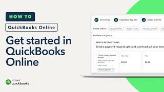 Get started in QuickBooks Online: a quick tour & what to do next