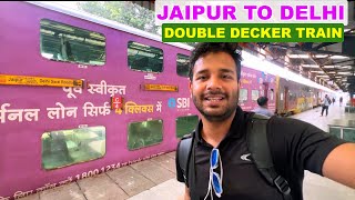 Pink city Jaipur- Delhi Double decker train Journey experience