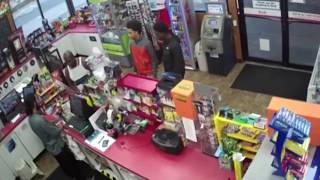 Teens rob store after clerk collapses from heart attack