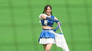 ＜2022.8.10西武戦＞少数精鋭なファイターズガールによるスターター送り出し