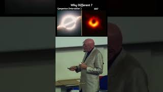 Black Hole : Interstellar Movie VS Real Image #shorts