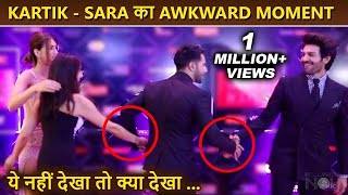 Sara Ali Khan's Awkward Moment In Public While Meeting Kartik Aaryan, Varun Tries To Patch Them Up