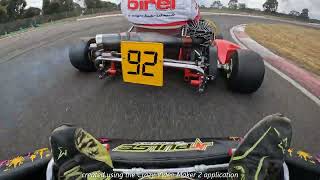 2024 Retro Karting Australia Nationals F100Heavy Qual and Heat Race, Pucka