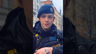 Young police officer in my camera #streetphotography🥰