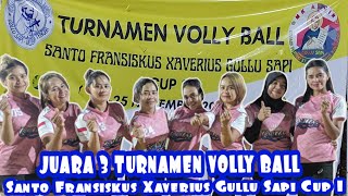 (LIVESTREAMING) VOLLEYBALL | QUEEN vs ARHATY | PAROKI GOLLU SAPI CUP I | PEREBUTAN JUARA 3 - PUTRI