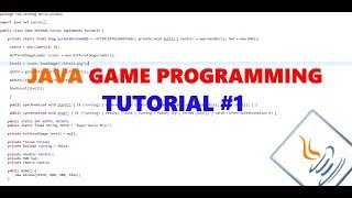 Java Game Programming #1 - Creating the Window and Threads!