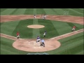 laa@tex martinez flips it for the out at home plate