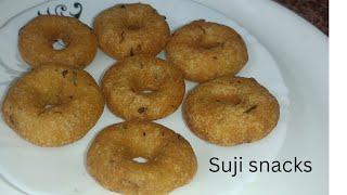 10 मिनट में बनाएं सूजी का ऐसा नाश्ता इसके आगे कचोरी समोसा भी फीका लागे। suji snacks recipe।