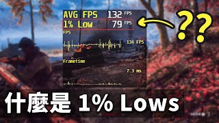 【聊電Jing】什麼是 1% & 0.1% Lows 為何它比平均FPS還要更重要?