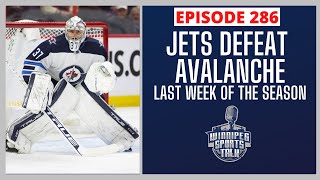 Winnipeg Jets defeat Colorado Avalanche, Final week of the regular season, WPG Ice playoffs