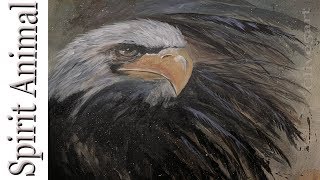 Eagle Acrylic Painting Tutorial | painting with acryilic