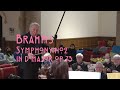 Glasgow Sinfonia Conductor Gerard Doherty, perform Brahms Symphony No2 in D Major Op.73