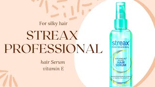 How to use streax professional Vitariche gloss hair serum ll For Summers Hair serum ll all type hair