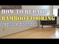 How to repair bamboo flooring