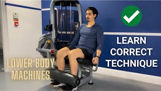 Beginner’s Guide To Gym Machines | Part 2: Lower Body Resistance Machines | How To Use Them
