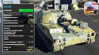 M109 Review Artileri GRATIS Level 15 Sakit Banget Bisa One Hit - MWT Tank Battles