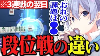 【麻雀】神域リーグでの３連対を経て段位戦の課題を自覚するレイード【白雪レイド/切り抜き】