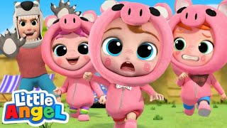 Three Little Pigs | Classic Stories for Kids | Little Angel Kids Songs & Nursery Rhyme